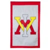 Evergreen NCAA Virginia Military Institute Applique House Flag 28 X 44 Inches Outdoor Decor For Homes And Gardens