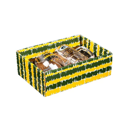 Evergreen Green Bay Packers, Stemless 17OZ Wine & Beer 16 OZ Gift Set 4 Evergreen Green Bay Packers, Stemless 17OZ Wine & Beer 16 OZ Gift Set - Image 2