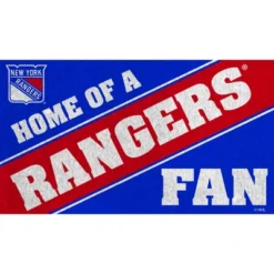 Evergreen New York Rangers Team Turf Mat- 28 X 16 Inches Indoor Outdoor Doormat -Evergreen Store GUEST 924a8ec7 c09f 4e9b ad43 0751200e5a0f