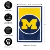 Evergreen Flag, DS New Burlap, Reg, University Of Michigan -Evergreen Store GUEST 92a15da8 5b8e 4605 86c8 f50206c71a5b