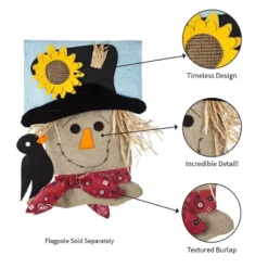 Evergreen Scarecrow Season Burlap Garden Flag, 12.5 X 18 Inches -Evergreen Store GUEST 9a4249c0 2a4a 48b0 9f8a 78b45d69cdf4