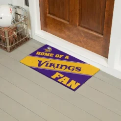 Evergreen Minnesota Vikings Looped PVC Trapper Indoor Outdoor Doormat 1'4"x2'4" Multicolored -Evergreen Store GUEST 9ad956b7 ba6e 42f1 9138 2043ce976b9d