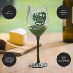 Evergreen New York Jets, 17oz Boxed Stemware -Evergreen Store GUEST 9cfdebad 70da 4c44 9ca3 5673b85da1a2