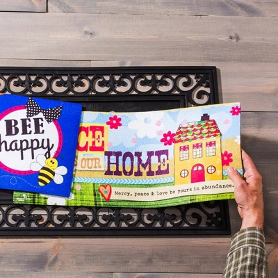 Evergreen Black Fleur Scroll Sassafras Floor Mat Indoor Outdoor Rubber Tray 18"x30" Fits Sassafras Inserts 10"x22" Black 3 Evergreen Black Fleur Scroll Sassafras Floor Mat Indoor Outdoor Rubber Tray 18"x30" Fits Sassafras Inserts 10"x22" Black