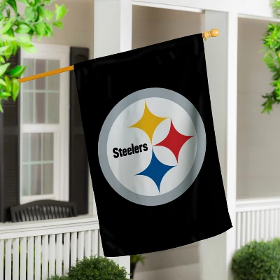 Evergreen NFL Pittsburgh Steelers Applique House Flag 28 X 44 Inches Outdoor Decor For Homes And Gardens 7 Evergreen NFL Pittsburgh Steelers Applique House Flag 28 X 44 Inches Outdoor Decor For Homes And Gardens - Image 5