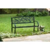 Evergreen Dragonfly Metal Garden Bench - Black -Evergreen Store GUEST a44f1040 49dd 4ea0 95ff 56d12975cc6b