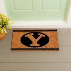 Evergreen Brigham Young University Logo Turf Mat, Brown- 28 X 16 Inches Indoor Outdoor Doormat -Evergreen Store GUEST aa5146d4 474a 442e ac1a 9a5e36cdd862