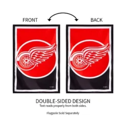 Evergreen Flag, DS New Burlap, Reg, Detroit Red Wings -Evergreen Store GUEST b04a73ca 773b 459b 8308 d8818e1e5aa7