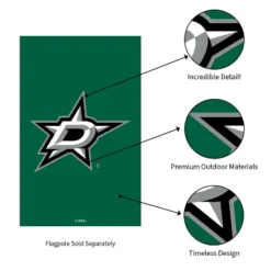 Evergreen NHL Dallas Stars Applique House Flag 28 X 44 Inches Outdoor Decor For Homes And Gardens 11 Evergreen NHL Dallas Stars Applique House Flag 28 X 44 Inches Outdoor Decor For Homes And Gardens -Evergreen Store GUEST b5daee6c 1b07 4546 85a2 434d9e503290