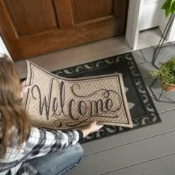 Evergreen Scroll Cutout Embossed Floor Mat Indoor Outdoor Rubber Tray 2'x3' Fits Embossed Doormats Size 30"x18" Black 12 Evergreen Scroll Cutout Embossed Floor Mat Indoor Outdoor Rubber Tray 2'x3' Fits Embossed Doormats Size 30"x18" Black -Evergreen Store GUEST ba6824e2 5a8a 40b5 a4ad c2e33abe1d01