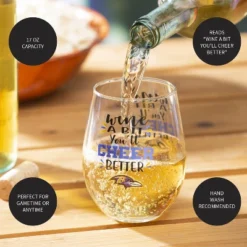 Evergreen Baltimore Ravens, 17oz Boxed Stemless Wine -Evergreen Store GUEST bd0977e9 502e 4b8d 8672 fd5b95e4c30e