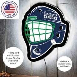 Evergreen Ultra-Thin Edgelight LED Wall Decor, Helmet, Vancouver Canucks- 15.6 X 19 Inches Made In USA -Evergreen Store GUEST c1ccc7ed e144 4ef9 a1e9 f938d008283e