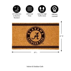 Evergreen University Of Alabama Logo Turf Mat, Brown- 28 X 16 Inches Indoor Outdoor Doormat -Evergreen Store GUEST c248f122 4f8c 4ee6 8d1f 6e7152d7afe1
