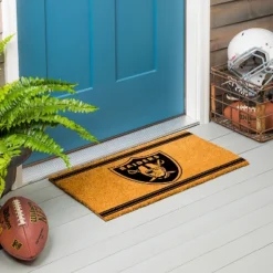 Evergreen Las Vegas Raiders Logo Turf Mat, Brown- 28 X 16 Inches Indoor Outdoor Doormat -Evergreen Store GUEST c6164c17 fb55 430f be4c 80d2d7c4b9b7