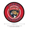 Evergreen Ultra-Thin Edgelight LED Wall Decor, Round, Florida Panthers- 23 X 23 Inches Made In USA