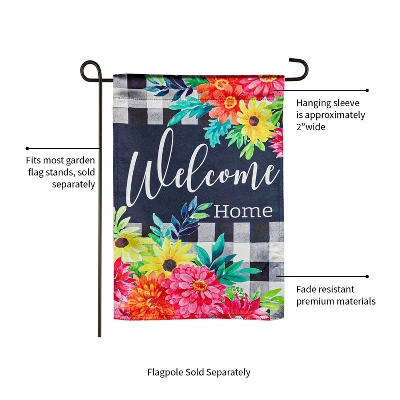 Evergreen Summer Bloom Garden Flag 12.5 X 18 Inches Indoor Outdoor Decor 4 Evergreen Summer Bloom Garden Flag 12.5 X 18 Inches Indoor Outdoor Decor - Image 2