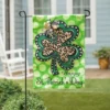 Evergreen Animal Print Shamrock Garden Burlap Flag 12.5 X 18 Inches Indoor Outdoor Decor -Evergreen Store GUEST cf054d95 f080 4fe9 8d2b b47b62f56fbf