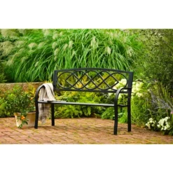 Evergreen Celtic Knot Garden Bench -Evergreen Store GUEST d2963492 580d 4e9b b555 7f139d29907e