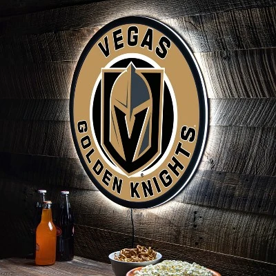 Evergreen Ultra-Thin Edgelight LED Wall Decor, Round, Vegas Golden Knights- 23 X 23 Inches Made In USA 7 Evergreen Ultra-Thin Edgelight LED Wall Decor, Round, Vegas Golden Knights- 23 X 23 Inches Made In USA - Image 5