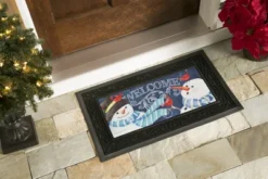 Evergreen Indoor Outdoor Doormat Bundle Set Of 5 - Frame And 4 Welcome Seasonal Inserts Spring Summer Fall And Winter -Evergreen Store GUEST d89a9942 f18a 4b2c b197 746b487d15d6