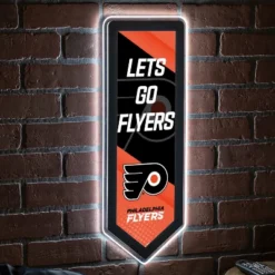 Evergreen Ultra-Thin Glazelight LED Wall Decor, Pennant, Philadelphia Flyers- 9 X 23 Inches Made In USA -Evergreen Store GUEST dfc8d79d 7257 44f8 b0b4 ede6d2cb0d39