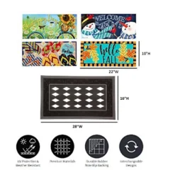 Evergreen Flag Sassafras Doormat Four Seasons Set Of 5 11 Evergreen Flag Sassafras Doormat Four Seasons Set Of 5 -Evergreen Store GUEST e1de111e 68c5 4e1f 8883 10e8a2578c3c