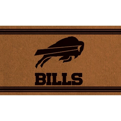 Evergreen Buffalo Bills Logo Turf Mat, Brown- 28 X 16 Inches Indoor Outdoor Doormat 3 Evergreen Buffalo Bills Logo Turf Mat, Brown- 28 X 16 Inches Indoor Outdoor Doormat