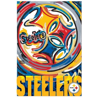 Evergreen NFL Pittsburgh Steelers Garden Suede Flag 12.5 X 18 Inches Indoor Outdoor Decor 3 Evergreen NFL Pittsburgh Steelers Garden Suede Flag 12.5 X 18 Inches Indoor Outdoor Decor