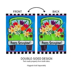 Evergreen Springtime Truck Garden Applique Flag 12.5 X 18 Inches Indoor Outdoor Decor -Evergreen Store GUEST eb56e8fa 86b2 4d2e 9e78 ffa098183668
