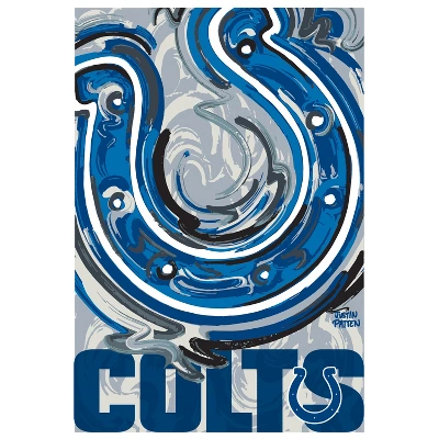 Evergreen Indianapolis Colts, Suede GDN, Justin Patten Logo 3 Evergreen Indianapolis Colts, Suede GDN, Justin Patten Logo