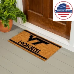 Evergreen Virginia Tech Logo Turf Mat, Brown- 28 X 16 Inches Indoor Outdoor Doormat -Evergreen Store GUEST f38f2be3 b04d 4a37 99b7 24d5adbc1f71