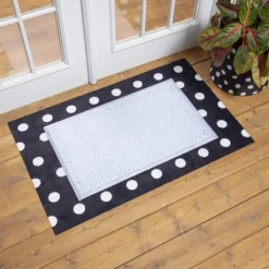 Evergreen Black & White Dots Layering Mat 11.5 X 9.5 Inches Indoor And Outdoor Decor 8 Evergreen Black & White Dots Layering Mat 11.5 X 9.5 Inches Indoor And Outdoor Decor -Evergreen Store GUEST f565609f 0ca0 4ce7 813c 56a7d0b8f74b