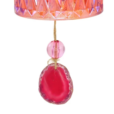 Home & Garden Agate Glass Wind Chime - One Wind Chime 8.5 Inches - Mother's Day - - Glass - Multicolored 4 Home & Garden Agate Glass Wind Chime - One Wind Chime 8.5 Inches - Mother's Day - - Glass - Multicolored - Image 2