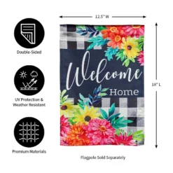 Evergreen Summer Bloom Garden Flag 12.5 X 18 Inches Indoor Outdoor Decor 13 Evergreen Summer Bloom Garden Flag 12.5 X 18 Inches Indoor Outdoor Decor -Evergreen Store GUEST fafea474 a0ff 4bfc 8b50 7afd37d8bd8f