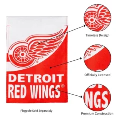 Evergreen Flag, DS New Burlap, Garden, Detroit Red Wings -Evergreen Store GUEST fbac8b9d 8617 4241 905d ceb8a906bd14